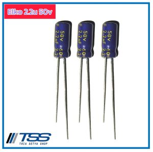 2pcs Elko 2.2u 50v / 2.2uf 50volt Kualitas Baik COD