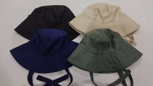 Sanan Fashion - Topi Bucket Pria Polos Twill Variasi Warna Uniseks Bucket Hat Casual Autoomic 151