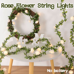 Artificial Rose Flowers for Wedding Home Room Decoration Spring Autumn Garden Arch Christmas Rattan DIY Fake Plants Vine
