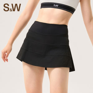 S&W | Anti Peep Skirt for Sports  Pleated A-line Skirt