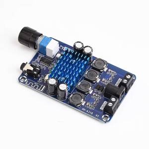 diymore | Bo Mạch Khuếch Đại Âm Thanh Bluetooth Hai Kênh DC 12-24V 50W * 2 XH-A318 TPA3116 D2 Với Mô-đun Khuếch Đại Công Suất Đầu Vào AUX/Bt 5.0