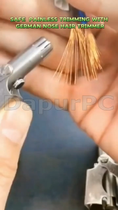 Pencukur Bulu Hidung Manual Stainless Steel Nose Hair Trimmer 12 Blade