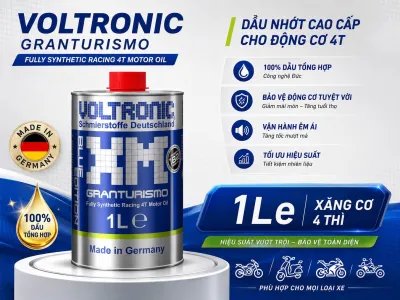 Dầu Nhớt Xe Máy Cao Cấp Voltronic Granturismo XM Blue 1l