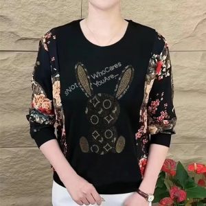 QIAOXIZI | Spring & Autumn Fashionable Print Long Sleeve Slimming Tunic