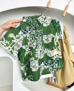 Áo Thun Trẻ Em Mùa Hè 2025 in Toàn Bộ Tay Ngắn Mỏng Đa Năng Thời Trang Cho Bé Trai Và Bé Gái Chất Liệu Polyester Thoáng Khí Thoải Mái