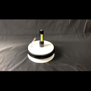 Lampu Senter Emergency LED Mini Super Terang Zoom In Out Cas Rechargeable Jarak Jauh / Tenda Camping