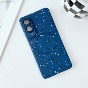 Samsung S25 Edge Floral Liquid Silicone Phone Case Anti-slip Matte Finish TPU Protective Cover with Wireless Charging Magnetism