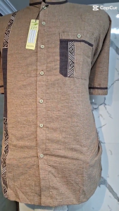 Baju Dewasa Koko Pria ETERNITY Lengan Pendek Atasan Muslim PREMIUM Kakinian