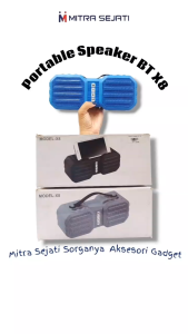 Mitra Sejati Portable Speaker Bluetooth X8 High Quality
