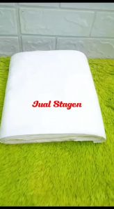 EXPORT QUALITY! KORSET BELLY BINDING PUTIH POLOS BENGKUNG ANDIEN 25m LEBAR 24cm PLUS BASE