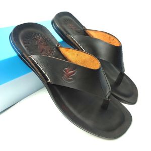 Sandal Pria Kulit Jepit Sampai Alasnya 100% Terbaru