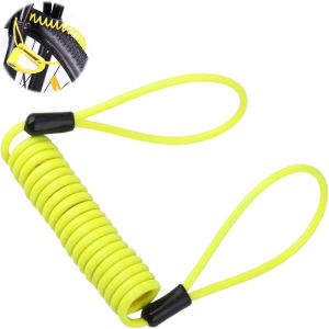 Bike Spring Cable Lock Anti-Theft Rope Alarm Disc Lock Bicycle Security Reminder Motorcycle Theft Protection