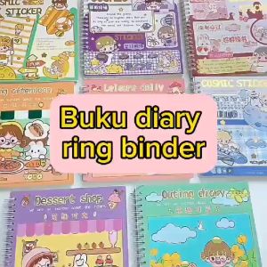 Buku Diary Journaling Binder Motif Anak Laki-laki & Perempuan