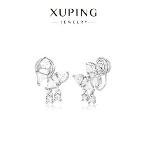 XUPING | Bông Tai Móng Đeo Tai Thời Trang Elegance Hình Bướm Có Chuôi