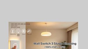 GATETOP | 10W 15W 20W 24W 3‑Way LED Bulb 220V 100%-50%-15% 3 Brightness Levels for Floor Bedside Lamps Controlled By Wall on‑Off Switch