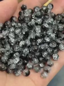 150 Chiếc 8mm Nứt Vòng Hạt Bộ Hồng Tím Xanh Dương 3 Màu Acrylic Cho DIY Trang Sức Làm Dây Chuyền Bông Tai Handmade Đồ Trang Trí