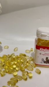 Minyak Ikan Kucing Anjing Fish Liver Oil 120 butir Natural Extract For Animal Vitamin Hewan