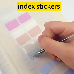 【📣SG Seller】Colorful Index Tabs Stickers – 3 Sizes Label Stickers for Organizing & Planning