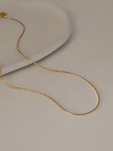 สร้อยคอผู้หญิงแท้ 18k Gold 98.2% ทองคําบริสุทธิ์ 1.2 กระดูกงูรอบเครื่องประดับของขวัญวันเกิดแฟนสาว