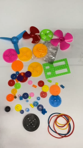 Circuitroks Gears Belt Pulley Shaft Sleeve Colorful Plastic