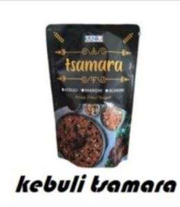 Kebuli instan tsamara komplit beras basmati bumbu basah kismis rempah saus tomat