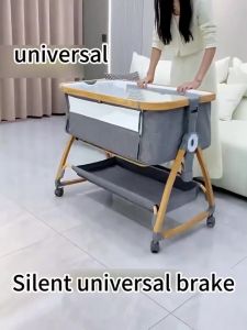 Foldable Portable Cradle Bed: High-Quality Multi-Functional Large Space Crib
