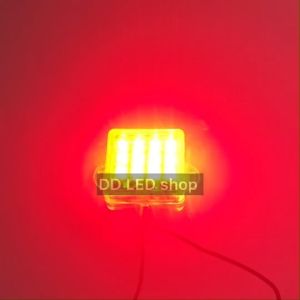 ไฟ แฟลช (กระพริบ) 12ชิป LED 12V ติดตกแต่งรถ ไฟเลี้ยว ไฟเบรก ไฟใต้ท้อง ไฟสัญญาณเตือน ไฟตกแต่งเครื่องเสียง รถยนต์ รถไถ มอไซค์ ราคา 1 ชิ้น