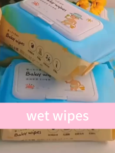 Baby Wipes ทิชชู่เปียก 1 แพ็ค 50 แผ่น เด็กแรกเกิด แผ่นทำความสะอาดเด็กอ่อนและเด็กวัยหัดเดิน ปลอดภัย ไม่มีสารเคมี สำหรับผิวแพ้ง่าย
