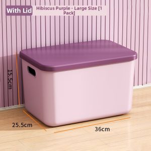 SIVASS | Large Capacity Storage Box for Clothes Toys Snacks Books With Lid