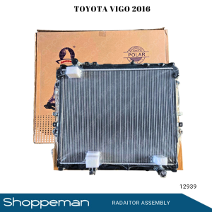 12939 TOYOTA VIGO 2016 HILUX REVO RADIATOR ASSEMBLY M/T 550x655x26mm PA26 1ROW 16400OL431 16400OL460 16400OL450