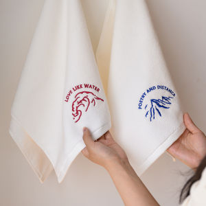 Khăn Mặt Cotton Nguyên Chất Mềm Mại Thấm Hút Cho Người Lớn Khăn Mặt Vải Cotton Nguyên Chất Dùng Tại Nhà Khăn Lau Mặt