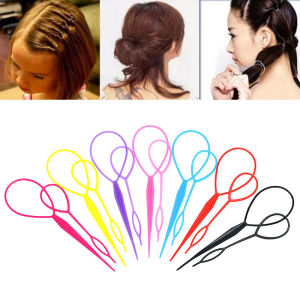 Hair Braiding Tool Childrens Hair Pin Patterned Hair Braiding Styling Device Adult Hair Tying Lazy Hook Hair Passing Device