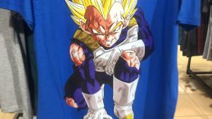 Kaos Vegeta Super Saiyan Tshirt Casual Premium Cotton Real Pict Ready Stock Tersedia dan Siap Kirim BISA COD