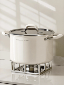 MENGCHUANG | Thick Ceramic Stainless Steel Food Grade Soup Pot