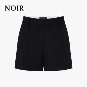 MO&Co. | Wool High Waisted Shorts