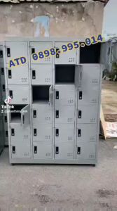 Tủ Hồ Sơ Sắt Có Khóa Cho Văn Phòng 2468101215 Cánh Cửa Có Chìa Khóa Riêng Đựng Đồ Giao Nhanh-Tủ Locker Sắt Dày Dặn