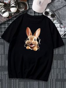 KAOS OBLONG CEWEK DEWASA SABLON DIGITAL PRINT DTF BERKUALITAS/RABBIT 3 DIMENSI