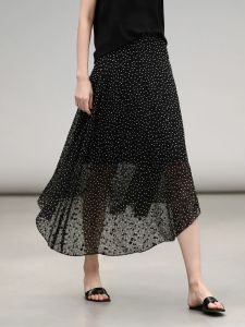 COCOBELLA | Design Scarf Retro Polka Dot Burnout Texture Dress