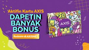 Kartu Perdana Siap Pakai Axis Axiata Tanpa Registrasi Daftar Viral Murah Bonus Kuota 1GB Exp New Cover 2026