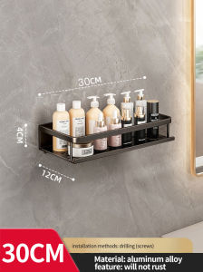 White/Grey/Black Corner Shelf Bathroom Rack Shelf Toilet Organiser Bathroom Organiser Shampoo Rack Kitchen Storage