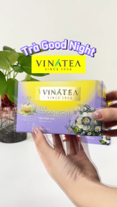 Trà ngủ ngon Goognight 40g trà túi lọc hộp 20 túi trà thảo mộc giải nhiệt cơ thể trà Vinatea