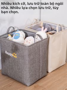 SHOUNAMAO | Large Folding Fabric Laundry Hamper