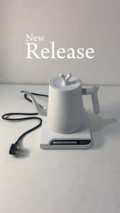 Teko Kopi Leher Angsa Elektrik Gooseneck Kettle Stainless steel With Stage Temp Control Kapasitas 1 Liter Smart Kettle KTC Mart