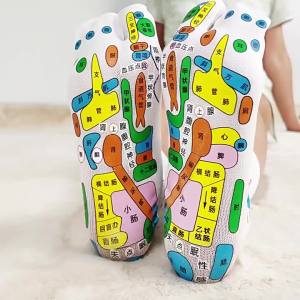 ZHENGBEI | Foot Reflexology Socks for Foot Massage and Health Care