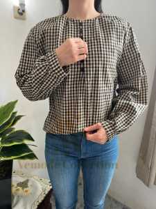 [VEMODE] #LB14 BLOUSE CASUAL KOTAK RACHA