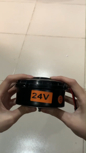 Mô Tơ Quạt Dàn Nóng Lồng Sắt Model M81 120W loại 24V Động Cơ Quạt Điều Hòa Ô Tô Dễ Lắp Đặt