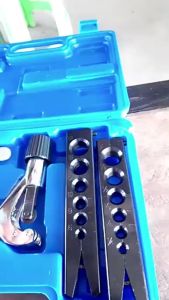 COD Flarings Tools Set Eccentric Flaring Tool Set Water Gas Brake Line Application Tubing Inch 45 Degree Angle Eccentric Cone Type Flaring Tool Flaring Tools Heavy Duty