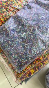 Water Bean Color Crystals in Water and Grows Larger One Pack 10g 水晶宝宝吸水珠海洋珠泡水变大一包10g