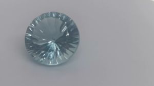 Natural Light Blue Brazil Quartz 19.98 Cts. Round Cut Eye Clean Grade AAA+ Loose Gemstone