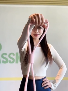 ตัวปรับแรงตึงแบบมัลติฟังก์ชั่น 8 คำสำหรับผู้หญิงออกกำลังกายที่บ้านของผู้หญิง